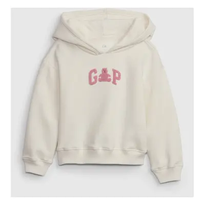 GAP Kids Sweatshirt with Logo and Hood - Girls