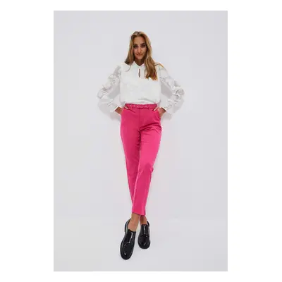 Cigarette trousers with belt