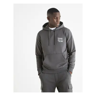 Celio Sweatshirt with print and hood - Men