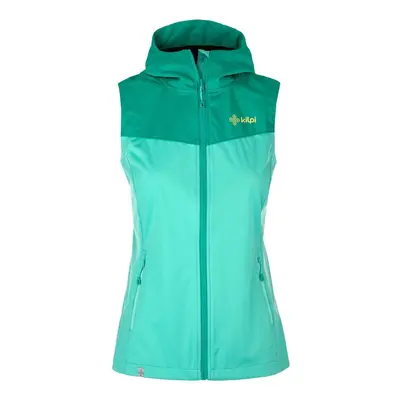 Női softshell mellény Cortina-w türkiz - Kilpi