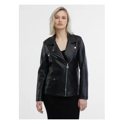 Orsay Black Women's Faux Leather Jacket - Women