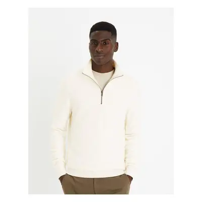 Celio Sweater with Zip Collar Felinodek - Men's