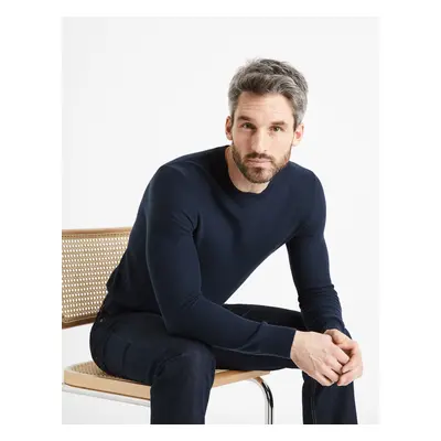 Celio Sweater Bepic with round neckline - Men