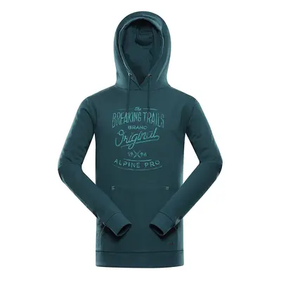 Men's cotton sweatshirt ALPINE PRO KYTOR sea moss