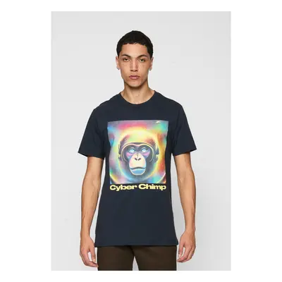 Cyber Chimp Tee Navy