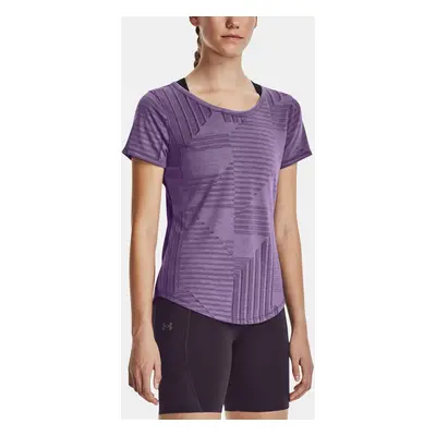 T-Shirt Under Armour Streaker Deco Diamond SS-PPL - Women