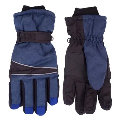 Yoclub Man's Gloves REN-0345F-A250 Navy Blue