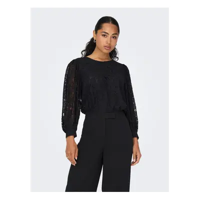 Black Women's Lace Blouse ONLY Yrsa - Women