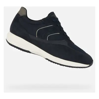 Dark blue men's sneakers Geox Uomo happy - Men's