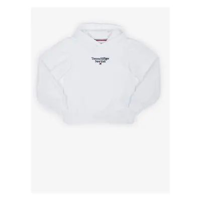 White Girls' Hoodie Tommy Hilfiger - Girls