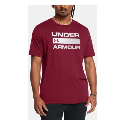 Men's T-shirt Under Armour UA TEAM ISSUE WORDMARK SS-RED - Men's