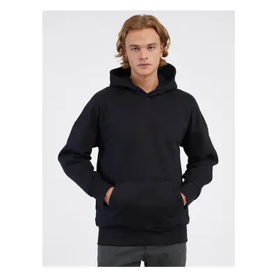 Black Mens Basic Hoodie ONLY & SONS Dan - Men