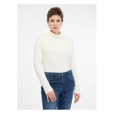 Cream women's long-sleeved T-shirt ORSAY - Women's