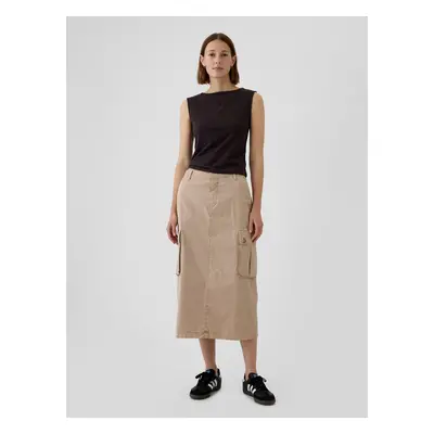 GAP Midi skirt with pockets Utility Cargo - Women's