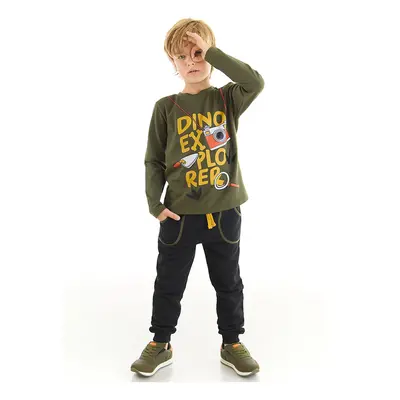 Denokids Dino Explorer Boys T-shirt Trousers Suit