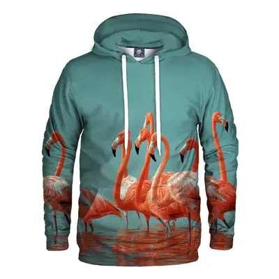 Aloha From Deer Unisex's Flamingos Hoodie Aloha H-K AFD125