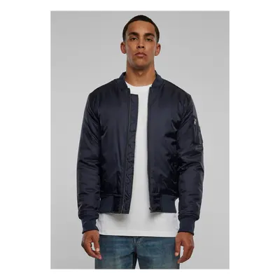 Navy Basic Bomber Jacket