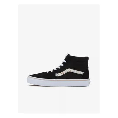 Black Girly Ankle Sneakers VANS JN SK8-Hi - Girls