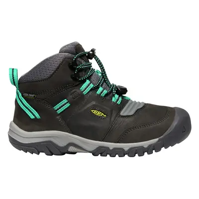 Keen Ridge Flex Mid Wp Magnet/Greenlake US children's outdoor shoes