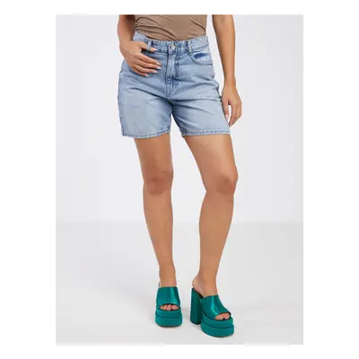 Light blue denim shorts Noisy May Josie - Women