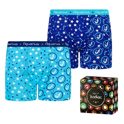 Men's boxers Frogies Zodiac Vízöntő 2P Gift box