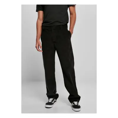 Corduroy work trousers black