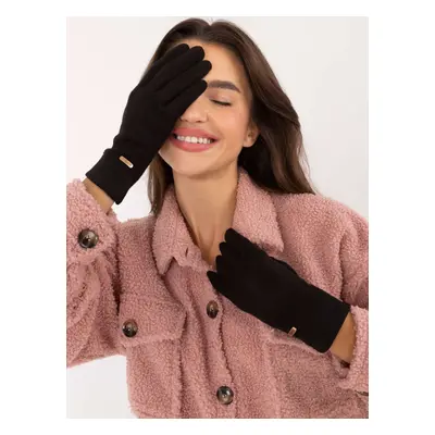 Black women's smartphone gloves