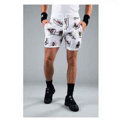 Men's Hydrogen Tattoo Tech Shorts White