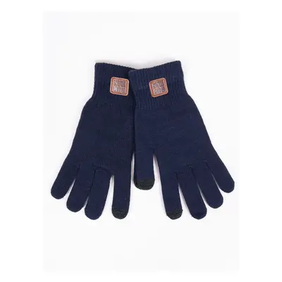 Yoclub Man's Men's Touchscreen Gloves RED-0219F-AA50-006 Navy Blue