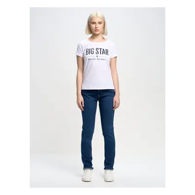 Big Star Woman's T-shirt_ss T-shirt Cream-101