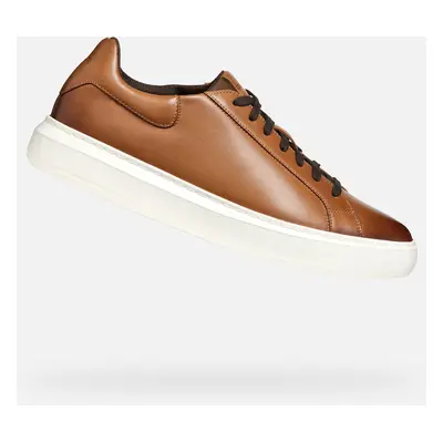 Brown men's sneakers Geox Deiven - Men's