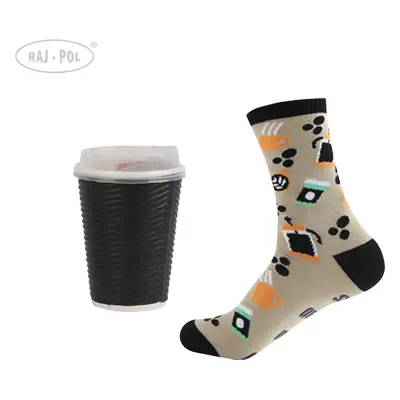 Raj-Pol Woman's Socks Coffe