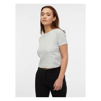 Orsay Women's Light Grey Heather Basic T-Shirt - Women