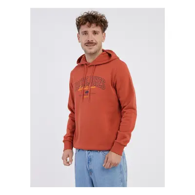 Brick Men's Hoodie Jack & Jones Larry - Men