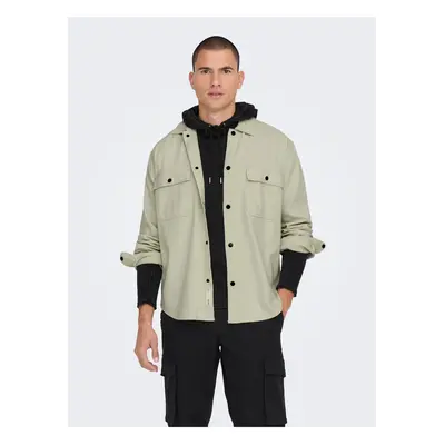 Light grey men's outerwear ONLY & SONS Team - Men