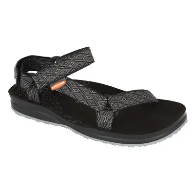 Lizard Creek IV Ethno Black Sandals