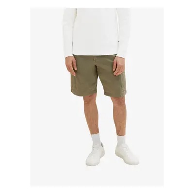 Khaki Mens Shorts with Pockets Tom Tailor - Men