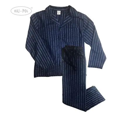 Raj-Pol Man's Pyjamas Flannel Navy Blue