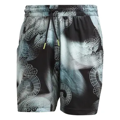 adidas Men's Printed Short Pro Black Shorts