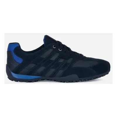 Dark blue men's sneakers Geox Snake - Men's