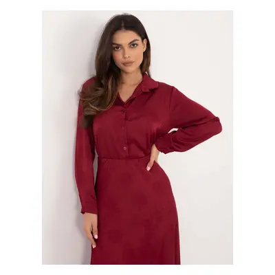 Shirt-DHJ-KS-19832.91-burgundy