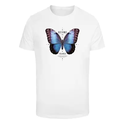 Men's T-shirt Become the Change Butterfly white