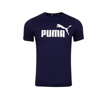 Puma Man's T-Shirt Navy Blue