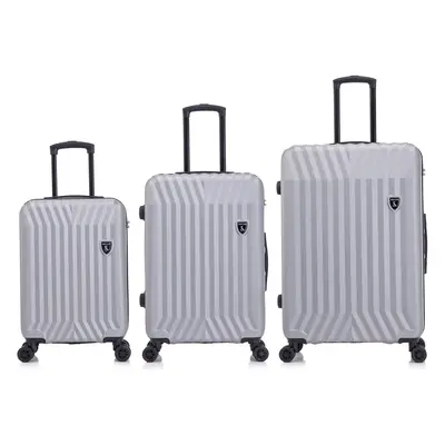 Semiline Unisex's 3-in-1 ABS Suitcases Set T5857-0