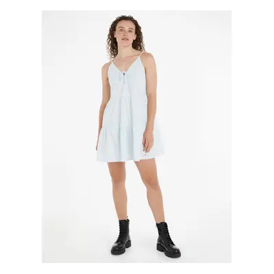 Light blue Ladies Dress Tommy Jeans - Women