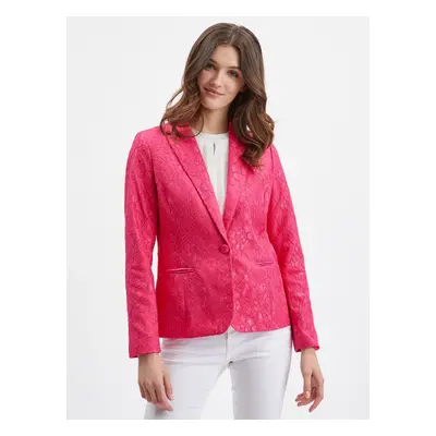 Orsay Pink Ladies Patterned Jacket - Women