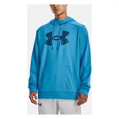 Under Armour Sweatshirt UA Armour Fleece Big Logo HD-BLU - Mens