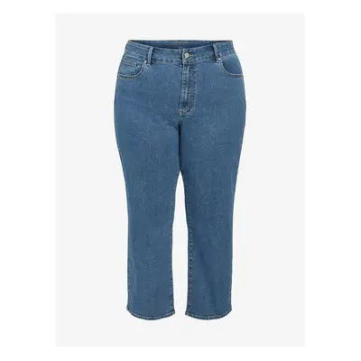 Blue Women Straight Fit Jeans VILA Stray - Women