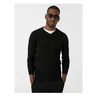 Koton Basic Knitwear Sweater V Neck