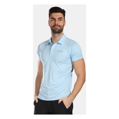 Men's functional polo shirt Kilpi OLIVA-M Light blue